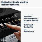 De'Longhi Magnifica Evo ECAM 292.81.B Cafetera Superautomática con LatteCrema, 7 Bebidas