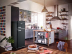 SEVERIN RKG 8933 Frigorífico Combi Retro 206 L con Congelador 4 Estrellas