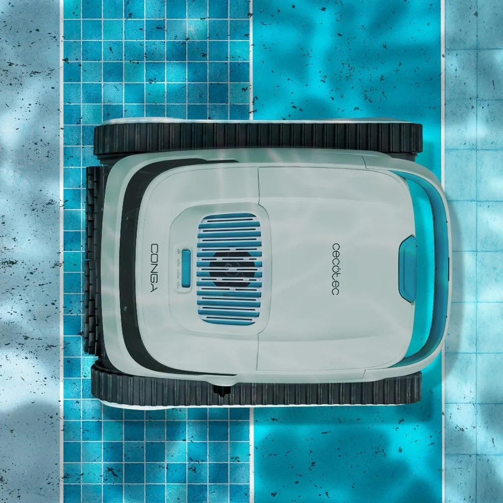 Cecotec Conga Pooldroid 5000 TotalClean Pearl Robot Limpiafondos sin Cable para Piscinas hasta 100 m²