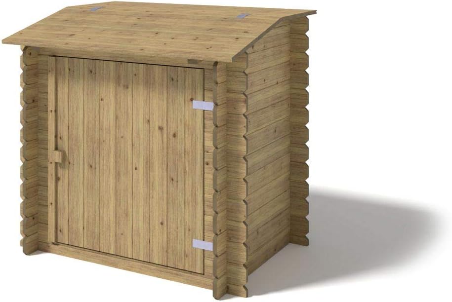 Paradies Pool Caseta para Depuradora de Piscina de Madera 1,15 m, Multiusos