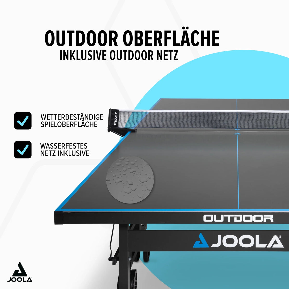 JOOLA J500A Mesa de Ping Pong de Exterior Resistente a la Intemperie