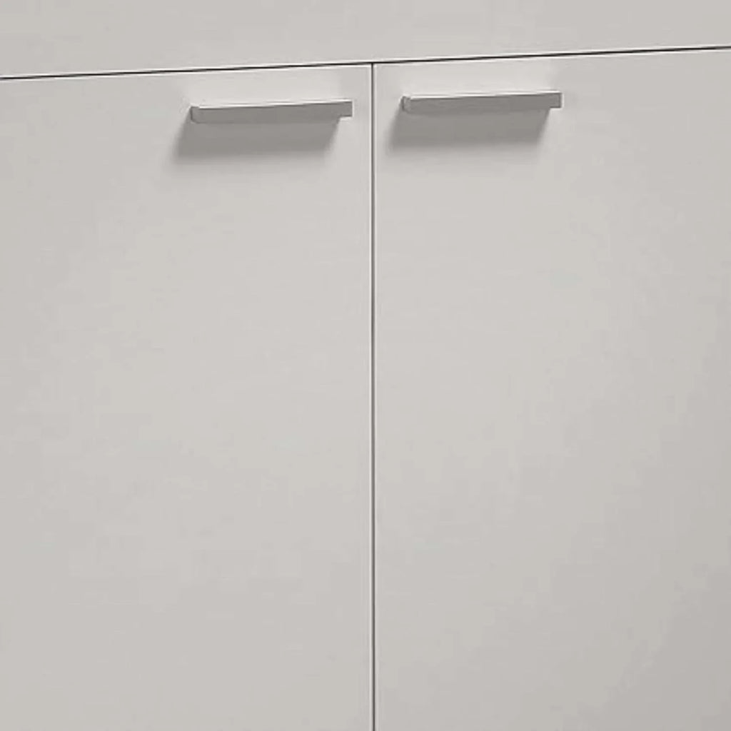 Mueble de Baño Sabela 80 cm Blanco Brillo con Lavabo PMMA, Espejo, 2 Cajones y 2 Puertas