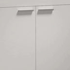 Mueble de Baño Sabela 80 cm Blanco Brillo con Lavabo PMMA, Espejo, 2 Cajones y 2 Puertas