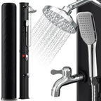 Sonnewelt Ducha Solar de Jardín 60 L con Funda y Ducha de Mano