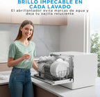 Midea Lavavajillas Compacto de Encimera 55 cm, 6 Servicios, 7 Programas, sin Instalación, Blanco