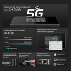 TP-Link M8550 Router Portátil 5G WiFi 6E Tribanda hasta 3,4 Gbps con Batería de 4680 mAh
