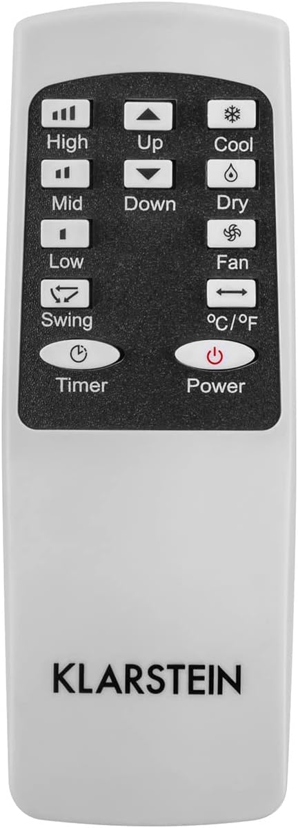 Klarstein Aire Acondicionado Portátil 4 en 1 con Control por App, hasta 12000 BTU