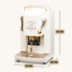 Faber Pro Total Deluxe Cafetera de Monodosis ESE 44 mm de Latón, 1,3 L