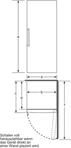 Bosch GIV11ADC0 Congelador Integrable Serie 6, 70 L, LowFrost, 72 cm