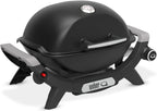 Weber Q 1100N Barbacoa de Gas Portátil con Encendido Electrónico, Negro Medianoche