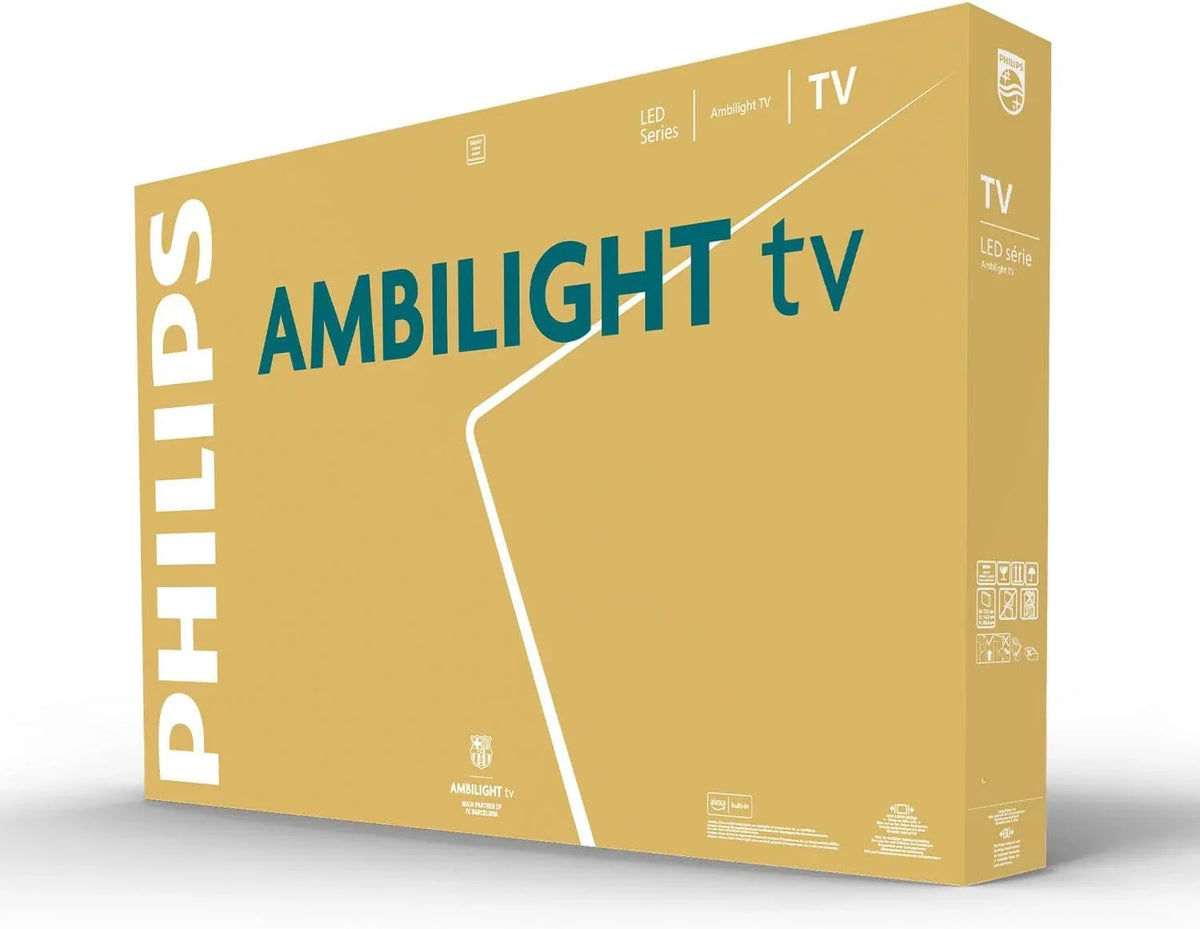 Smart TV LED 32" 32PFS6900 con Ambilight, Titan OS y Dolby Audio, Compatible con Alexa y Google