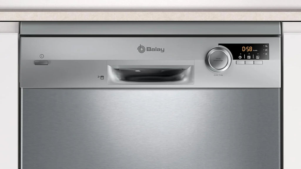 Balay 3VS572IP Lavavajillas 60 cm, 13 Servicios, Silencioso, Acero Antihuellas