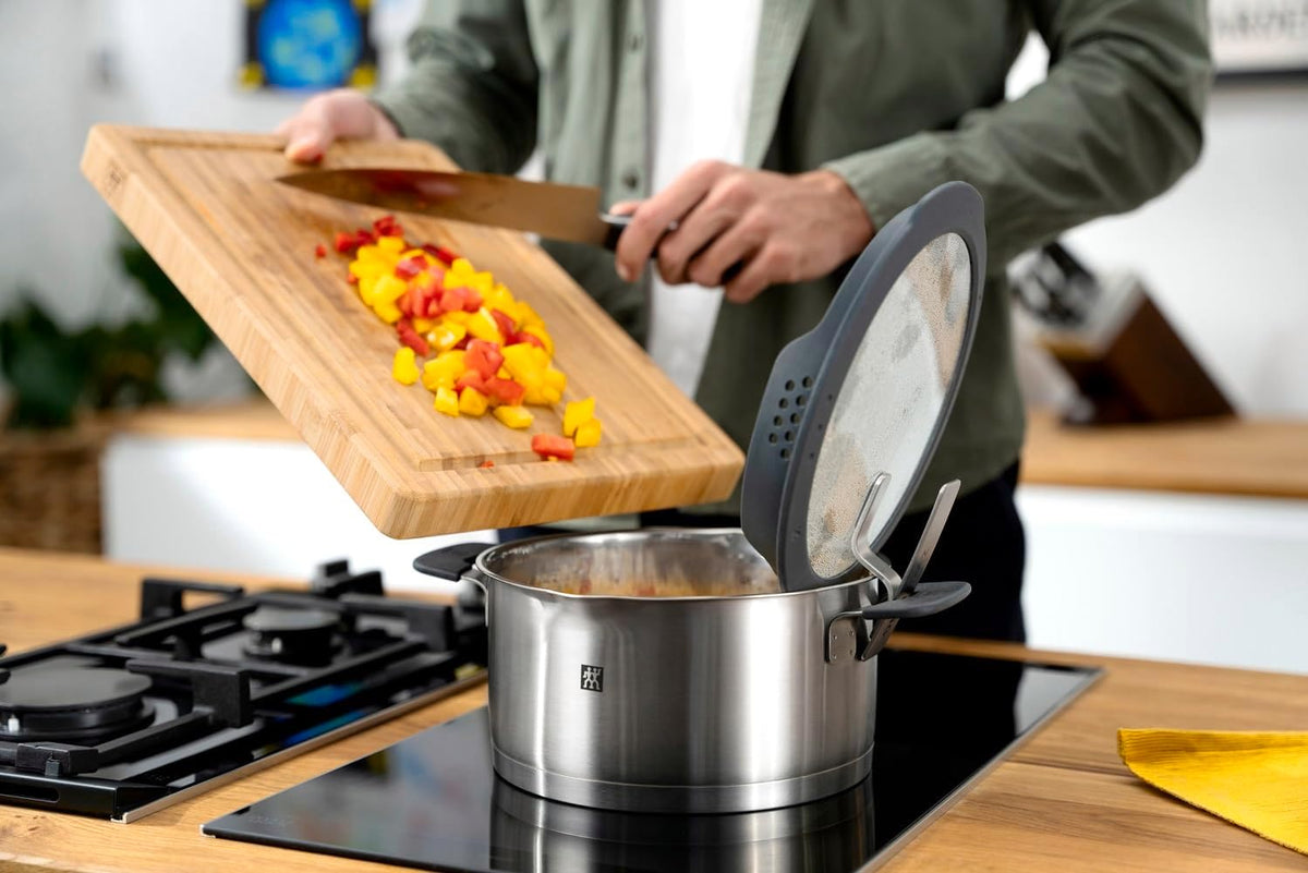 ZWILLING Simplify Batería de Cocina 5 Piezas de Acero Inoxidable, Apta para Inducción