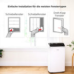 Bosch Cool Aire Acondicionado Portátil 3 en 1 con Modos Auto, Silencio y Noche