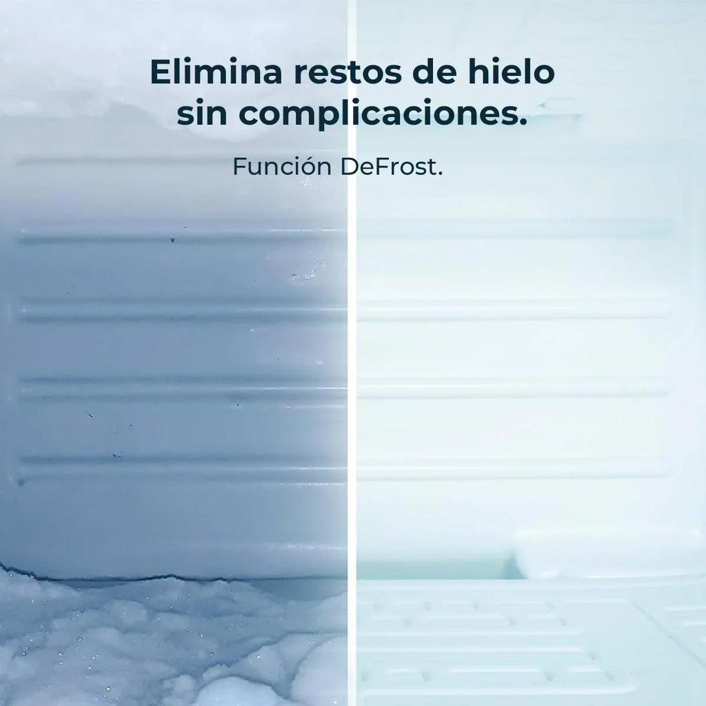 Cecotec Bolero CoolMarket Combi 296 DF WD Dark Frigorífico Combi 296 L con Dispensador de Agua