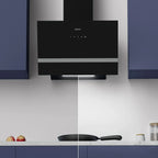 CIARRA CBCB6736H Campana Extractora Inclinada 60 cm 650 m³/h con WiFi, Luz LED y Panel Táctil, Negra