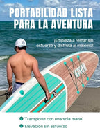 Niphean Tabla de Paddle Surf Hinchable 320 cm para 2 Personas con Asiento, hasta 200 kg