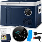 KESSER Nevera Portátil de Compresor Doble Zona hasta -20 °C con Pantalla Táctil, 12/24 V y 230 V - imagen 2