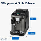 De'Longhi Magnifica Evo ECAM 292.81.B Cafetera Superautomática con LatteCrema, 7 Bebidas