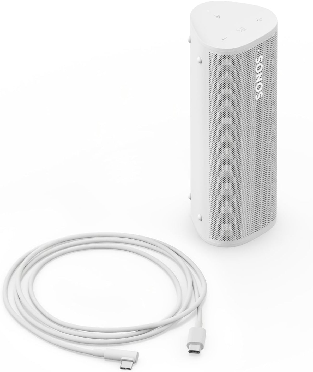 Sonos Roam 2 Altavoz Portátil Bluetooth y WiFi Resistente al Agua IP67, Blanco