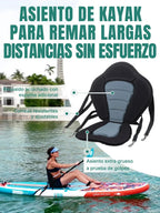 Niphean Tabla de Paddle Surf Hinchable 320 cm para 2 Personas con Asiento, hasta 200 kg