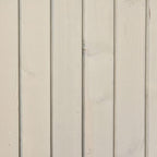 Outsunny Armario de Jardín de Madera Maciza 127,5 x 50 x 164 cm con Doble Puerta y Techo Impermeable