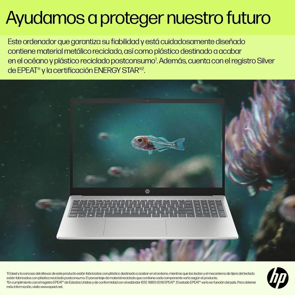 HP 15-fd0377ns Portátil 15,6" FHD Intel Core i5-1334U, 16 GB RAM, 1 TB SSD, Windows 11, Teclado Español