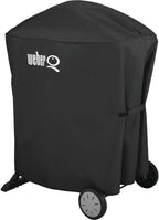 Weber Q 2400 Barbacoa Eléctrica con Soporte y Mesas Laterales, 54 x 39 cm, Dark Grey