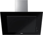 TEKA DVT 78660 TBS Campana Decorativa Vertical 70 cm, Aspiración Perimetral, Motor EcoPower, Negra