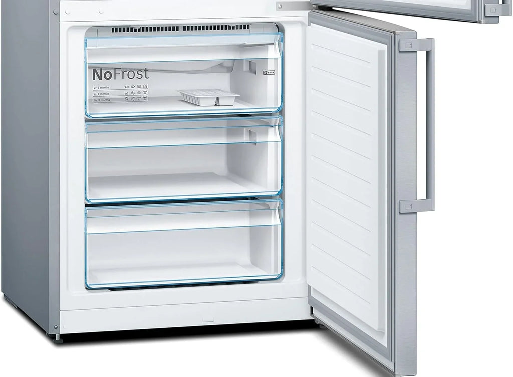 Bosch KGN49XIDQ Frigorífico Combi No Frost Serie 4, 203 x 70 cm, 438 L, VitaFresh, Blanco