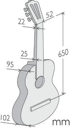 Alhambra 4P Guitarra Clásica Española con Tapa de Cedro Macizo