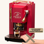 Faber Pro Total Deluxe Cafetera de Monodosis ESE 44 mm de Latón, 1,3 L