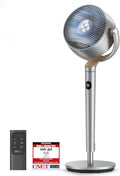 Dreo PolyFan Ventilador de Pie Silencioso 20 dB, Oscilación 120° + 120°, 1200 m³/h, 102 cm
