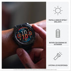 Garmin fēnix 8 51 mm Reloj GPS Multideporte AMOLED con Linterna, Mapas y hasta 29 Días de Autonomía, Negro