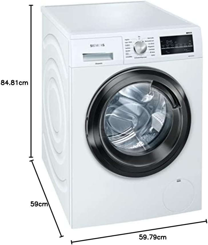 Siemens WM14G400 iQ500 Lavadora 8 kg, 1400 rpm, varioSpeed, aquaStop, Blanca