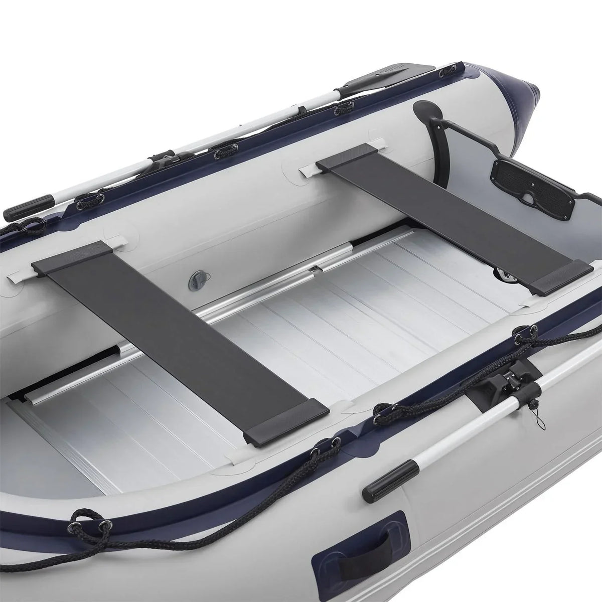 Barco Neumático Hinchable 3,20 m con 2 Bancos y Suelo de Aluminio para 4 Personas