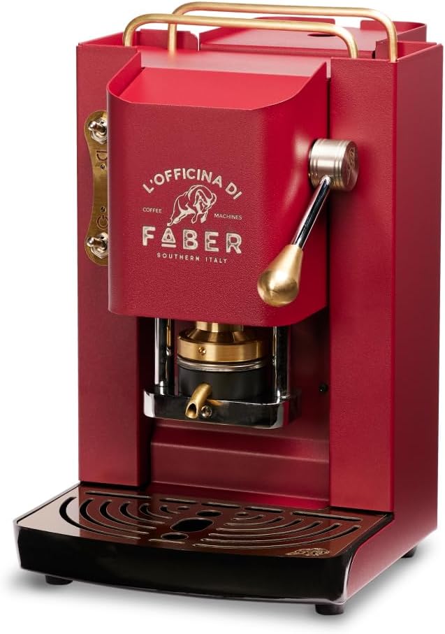Faber Pro Total Deluxe Cafetera de Monodosis ESE 44 mm de Latón, 1,3 L - imagen 2