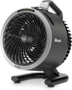 Shark FlexBreeze FA220EU Ventilador Híbrido con y sin Cable, Portátil, Interior y Exterior, Blanco