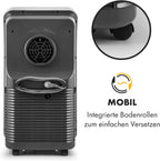 Klarstein Aire Acondicionado Portátil 4 en 1 con Modo Noche y Bajo Consumo, hasta 12000 BTU