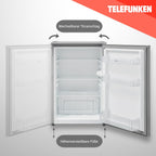 TELEFUNKEN C-135-100-S Frigorífico sin Congelador 135 L, Descongelación Automática, Plata