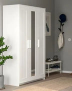 IKEA BRIMNES Armario 3 Puertas Blanco 117 x 190 cm