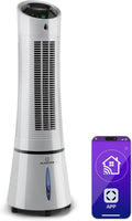 Klarstein Climatizador Evaporativo 4 en 1 con Humidificador e Ionizador, 6 L, 30 W, Plata