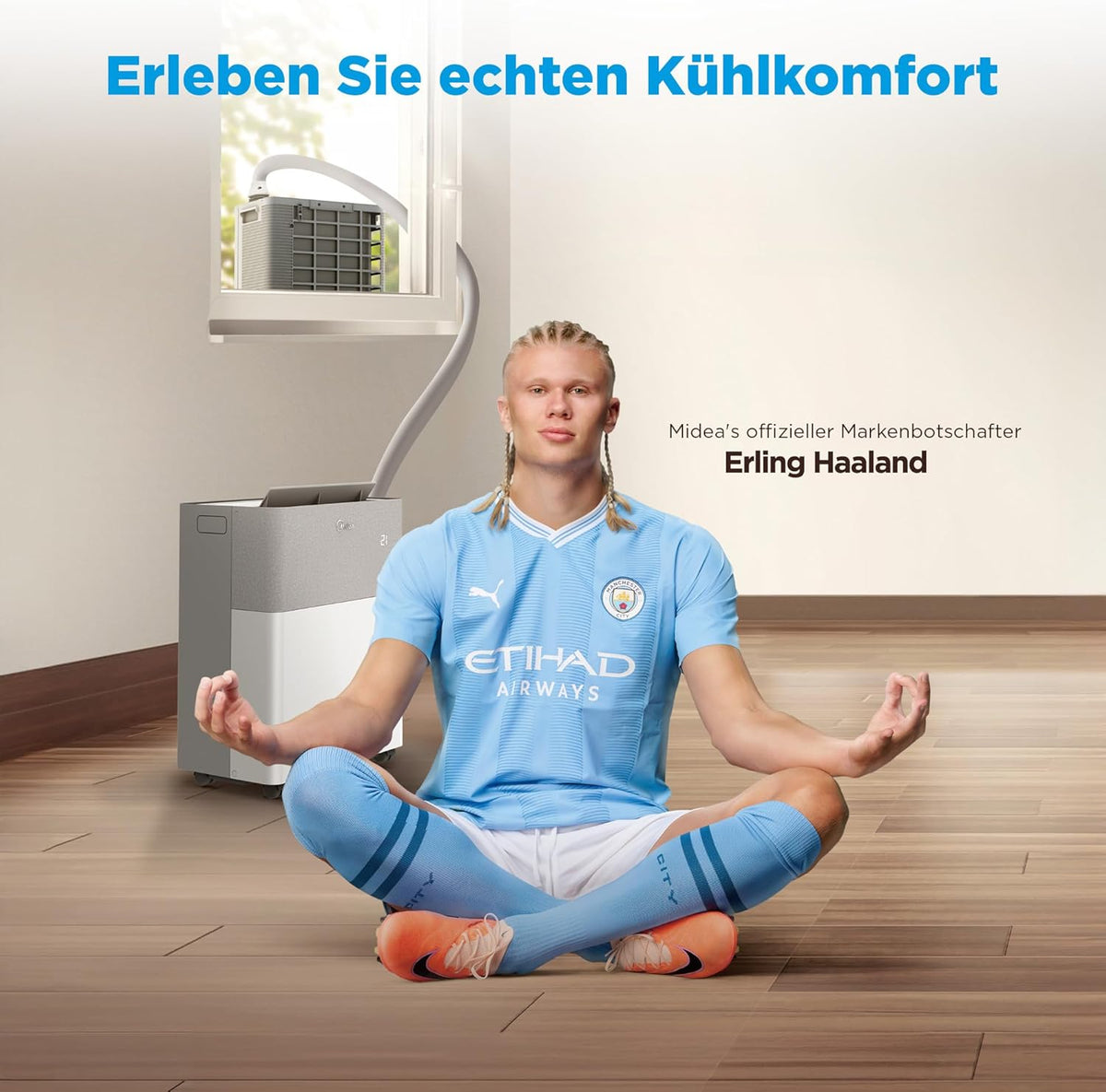 Midea PortaSplit Aire Acondicionado Portátil con Bomba de Calor 12000 BTU, A++, 39 dB, hasta 42 m²