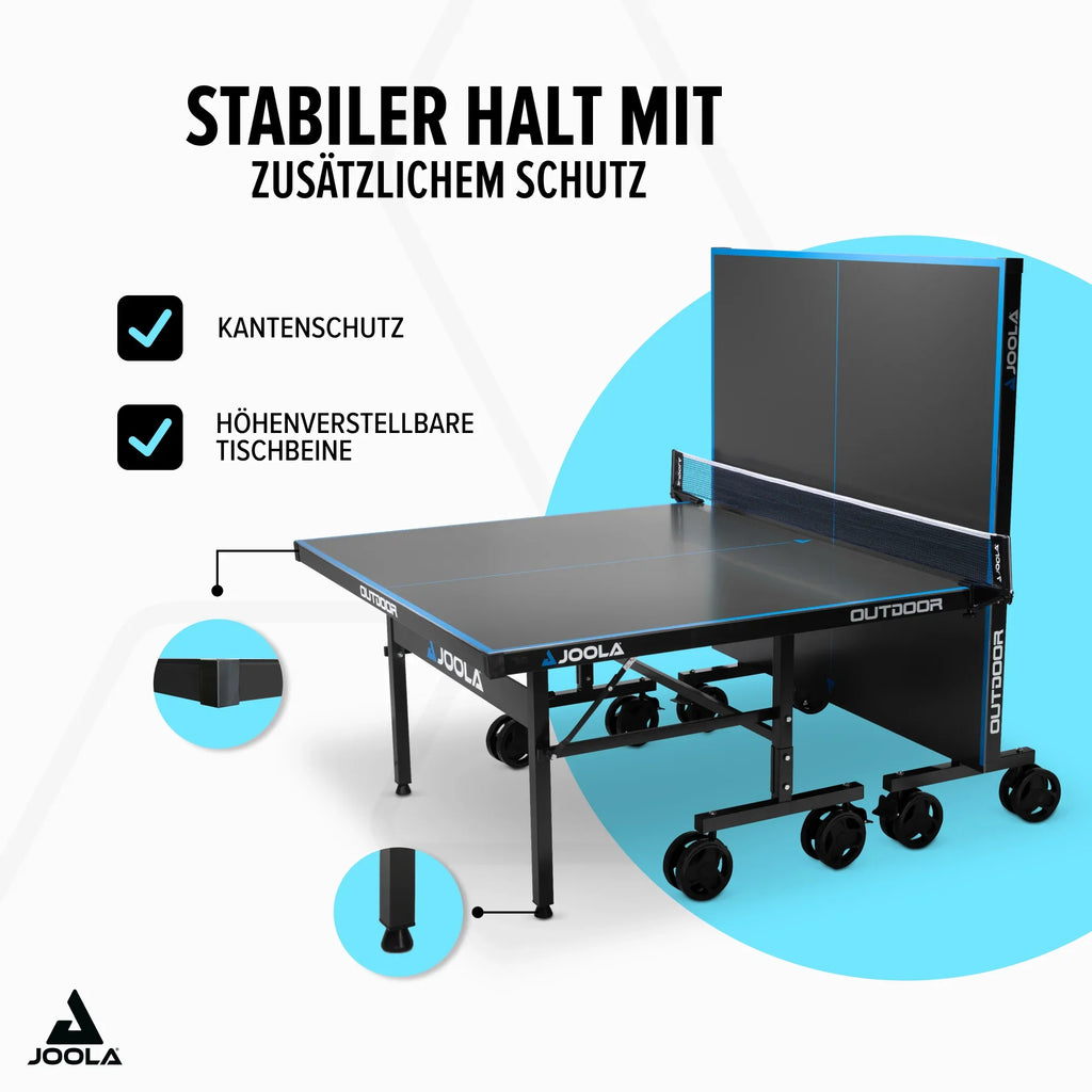 JOOLA J500A Mesa de Ping Pong de Exterior Resistente a la Intemperie