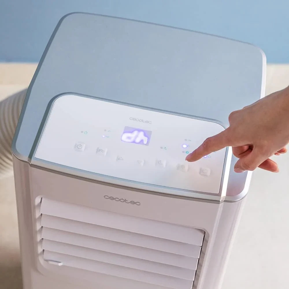 Cecotec ForceClima 7100 Aire Acondicionado Portátil 7000 BTU con Mando, 4 Modos, hasta 20 m²