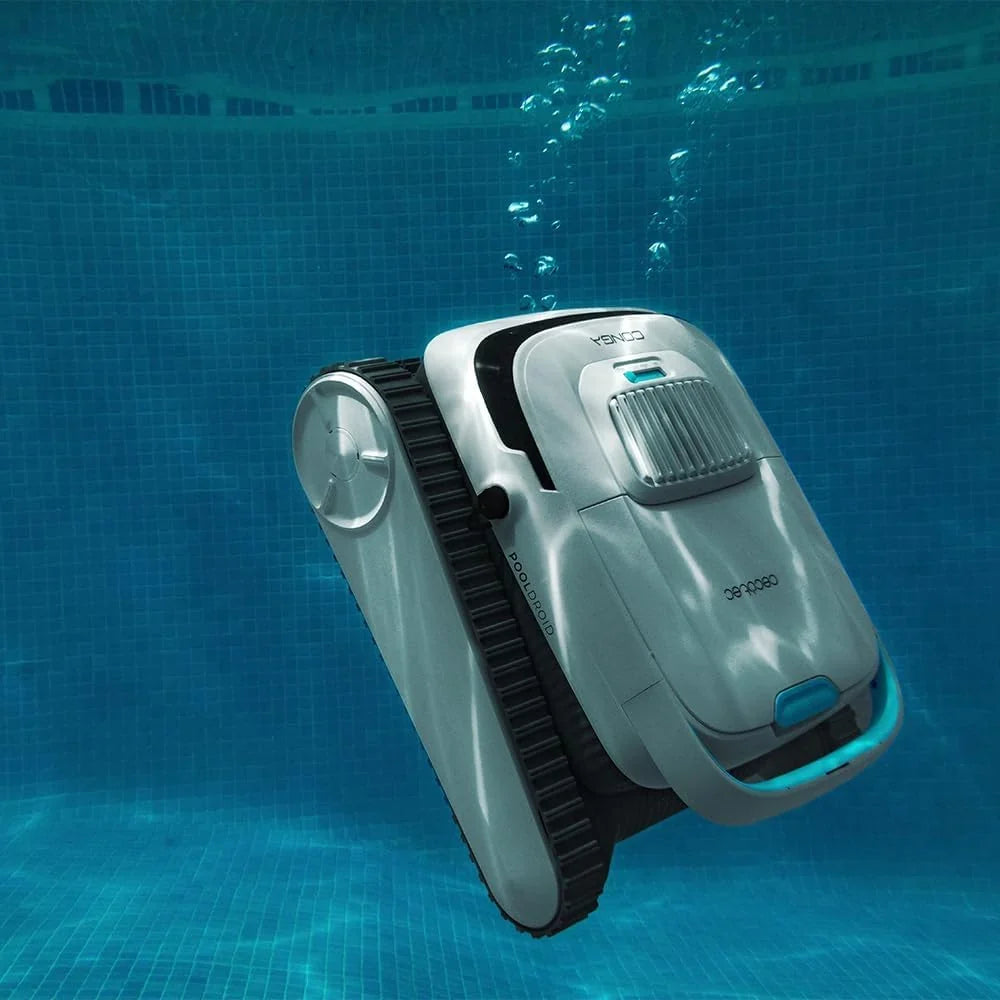 Cecotec Conga Pooldroid 5000 TotalClean Pearl Robot Limpiafondos sin Cable para Piscinas hasta 100 m²