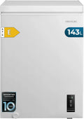 Cecotec Bolero CoolMarket Chest 143P White E Congelador Horizontal 143 L, Puerta ZeroG, Dual Function