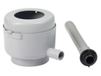 4rain Depósito de Agua de Lluvia SLIM 650 L con Grifo y Sujeción Antiviento
