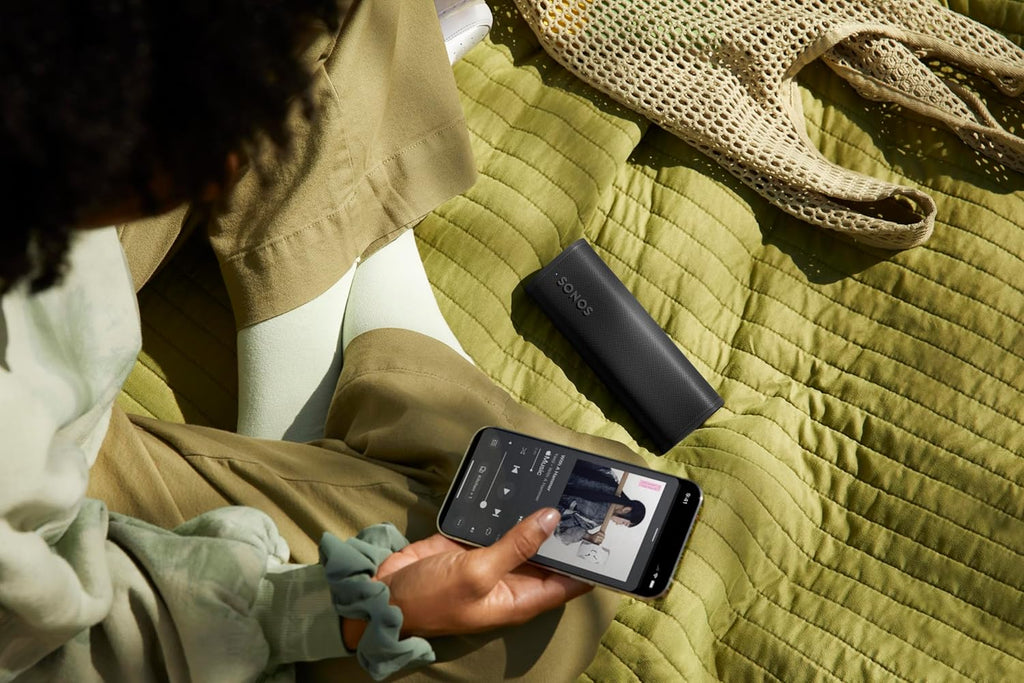 Sonos Roam 2 Altavoz Portátil Bluetooth y WiFi Resistente al Agua IP67, Blanco