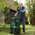 Bosch AXT 25 TC Biotriturador de Turbina 2500 W con Cesto de 53 L y Guantes